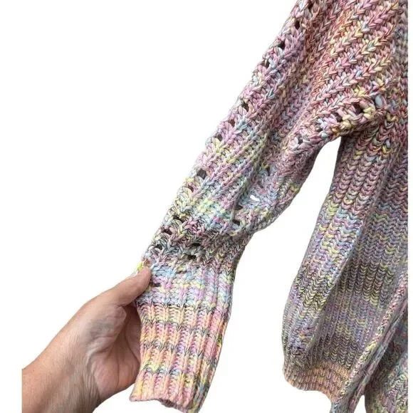 Grace + Karma size S over sized chunky cotton blend cardigan - Picture 4 of 9